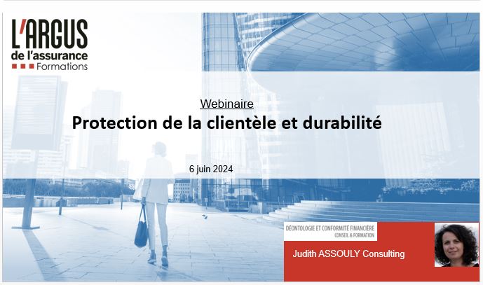 [Replay webinaire] Protection de la clientèle et durabilité : se ...